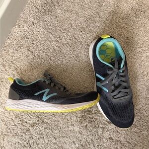 New Balance Gray and Teal Sneakers